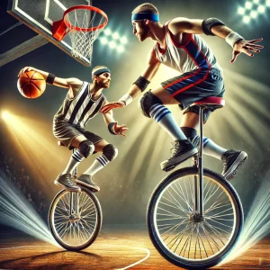 Unicycle Basketball